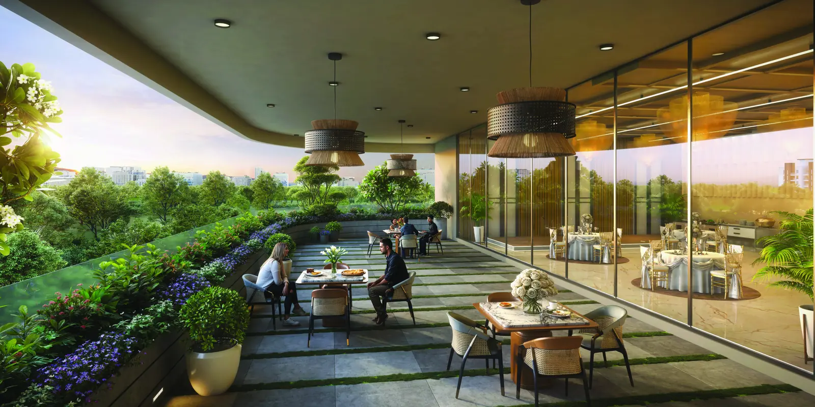 Everlyn Tower A, B, C 2 & 3 BHK Premium Floor Plans in Krisala Hinjewadi