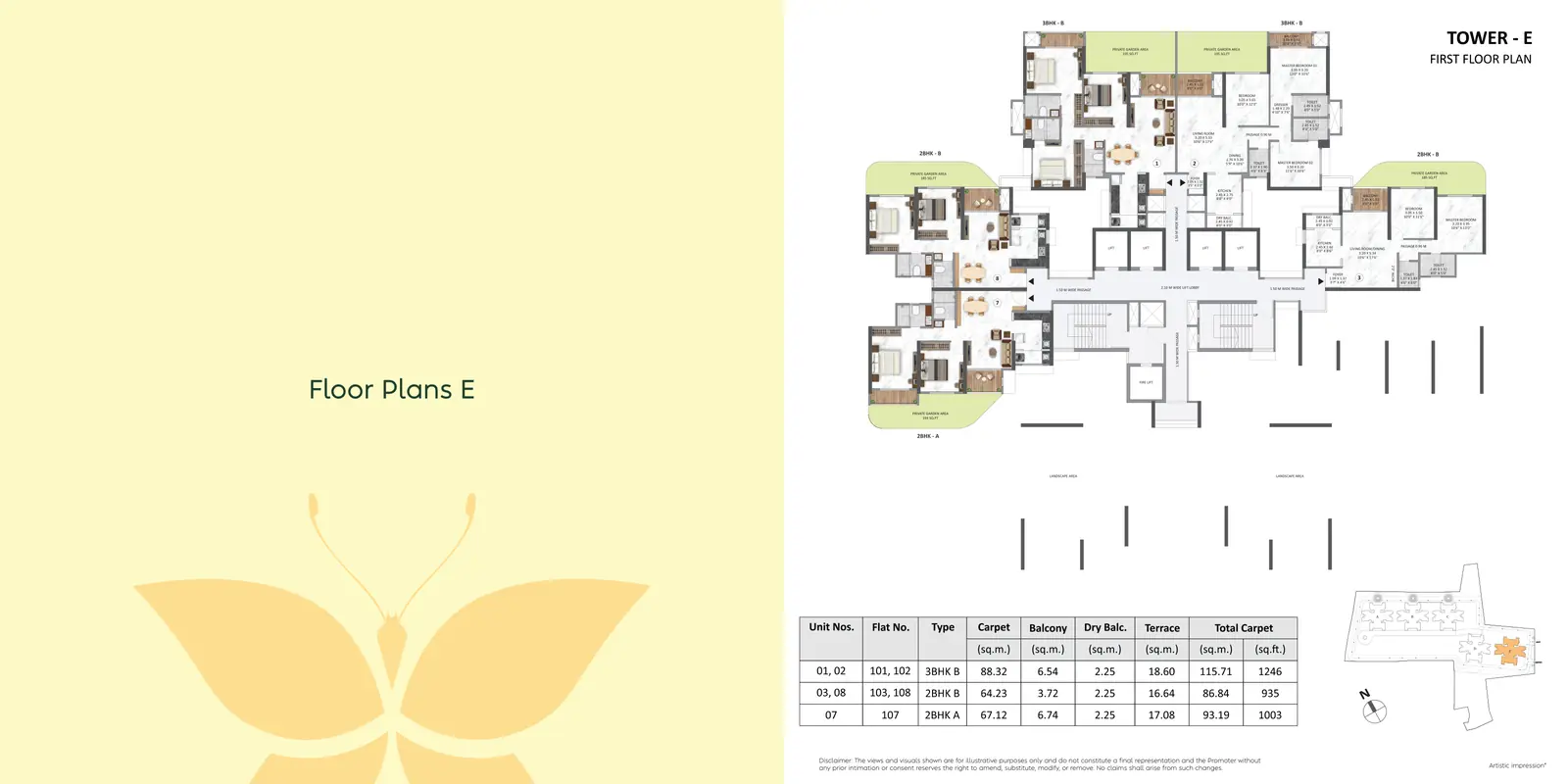 Tower C Floor Plan Presidential Duplex Sector Icon Krisala Hiranandani