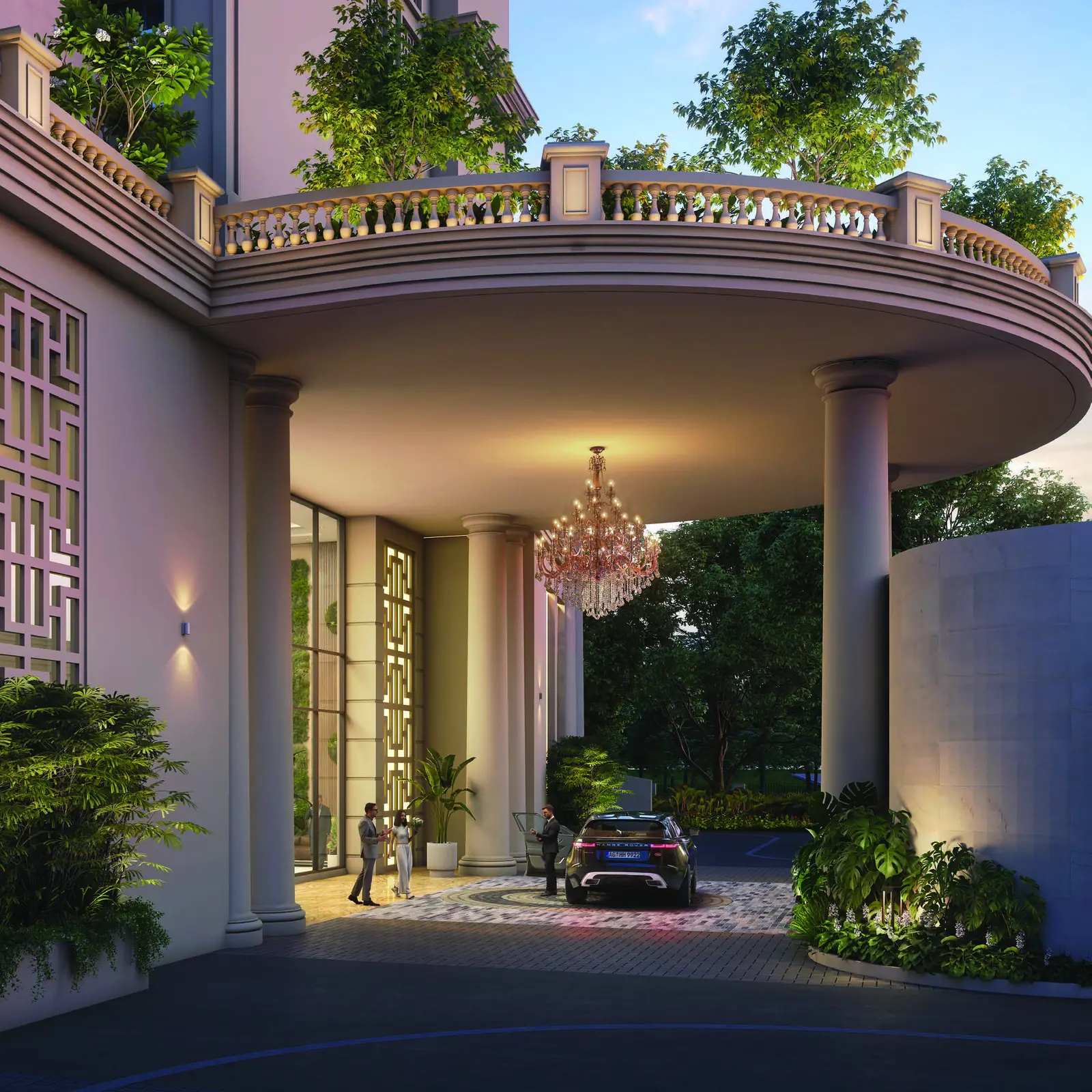 Temperature Controlled Infinity Pool at Krisala Hinjewadi Phase 1