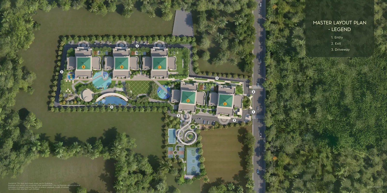 105-Acre Krisala Hiranandani Township Master Plan Layout in Hinjewadi Phase 1