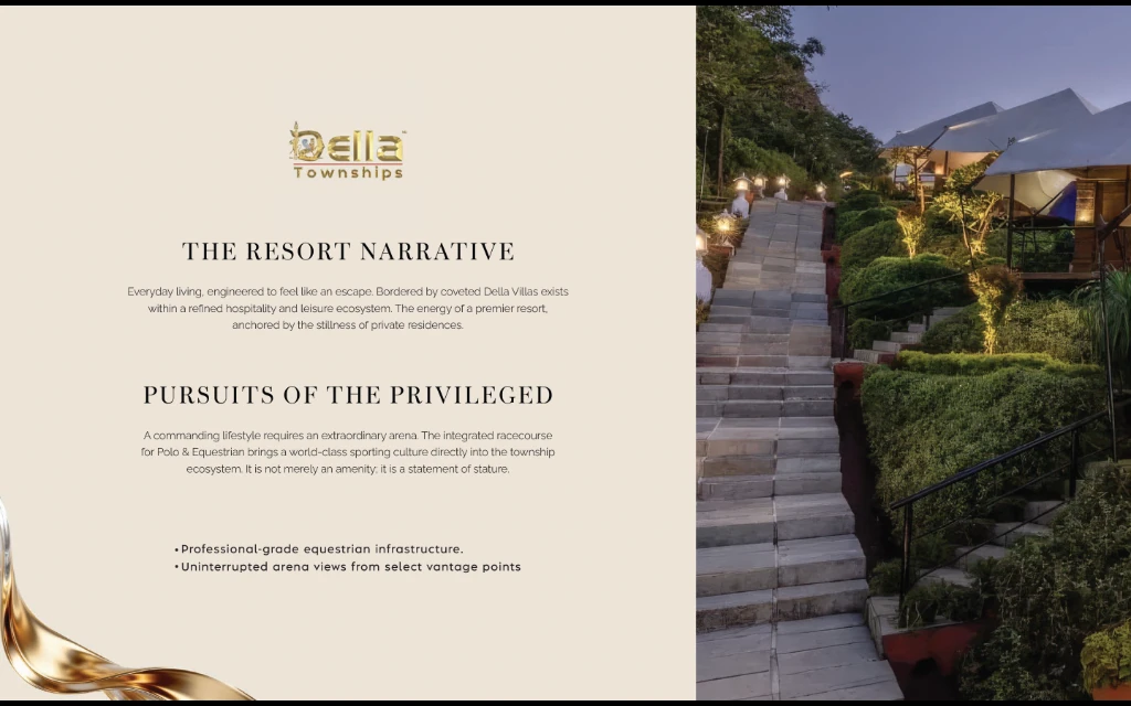 Della Resort Narrative and Pursuits of the Privileged at Krisala Hiranandani Township