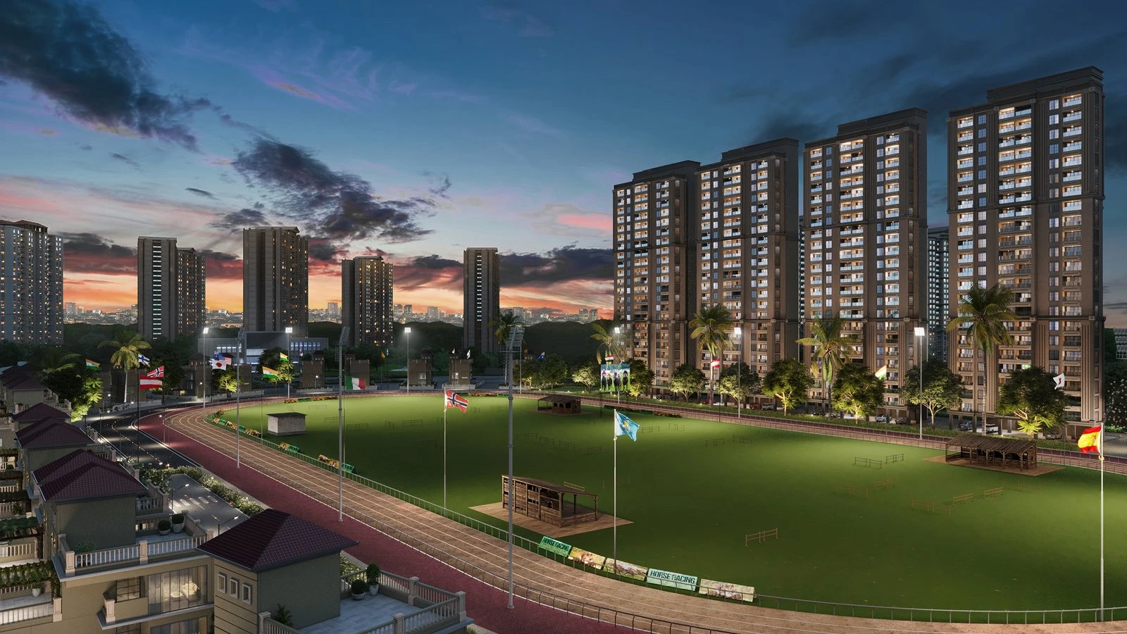 8-Acre Private Racecourse at Krisala Hiranandani